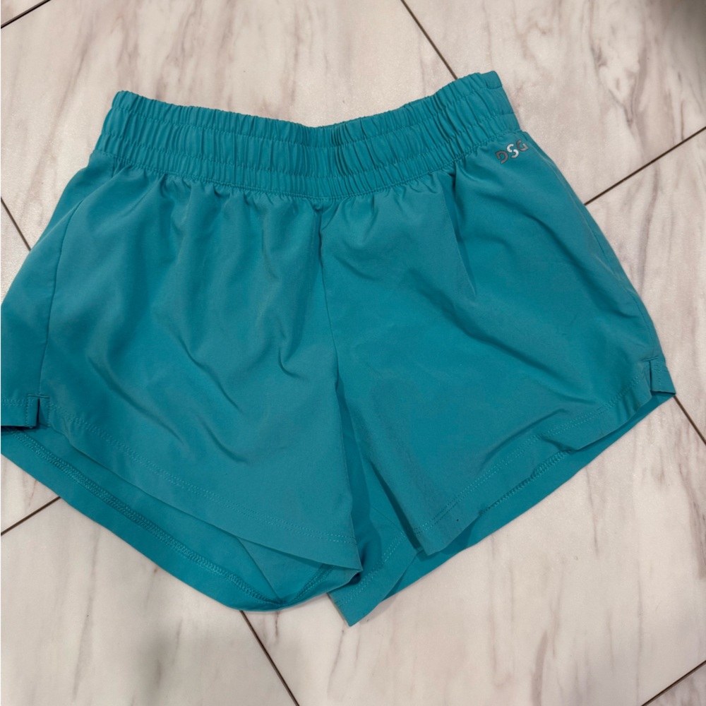 DSG Blue Athletic Shorts Lightweight Elastic Waist